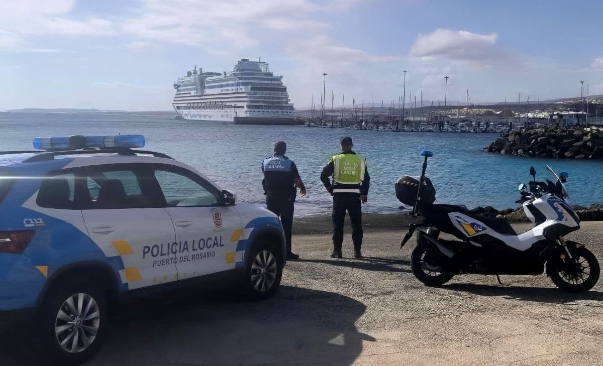 Detenido un hombre por agredir a un policía local en Puerto del Rosario