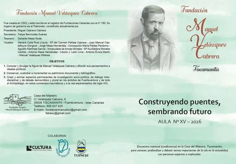 Aula XV de la Fundación Manuel Velázquez Cabrera en Tiscamanita: Un espacio para el diálogo y el futuro
