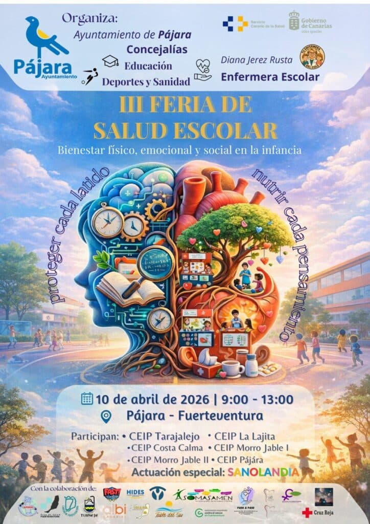 La III Feria de Salud Escolar impulsa el bienestar infantil en Pájara