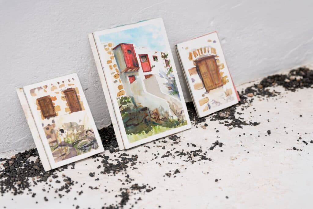 El arte resiste al mal tiempo y pone el foco en la memoria de la Cornisa de Puerto del Rosario