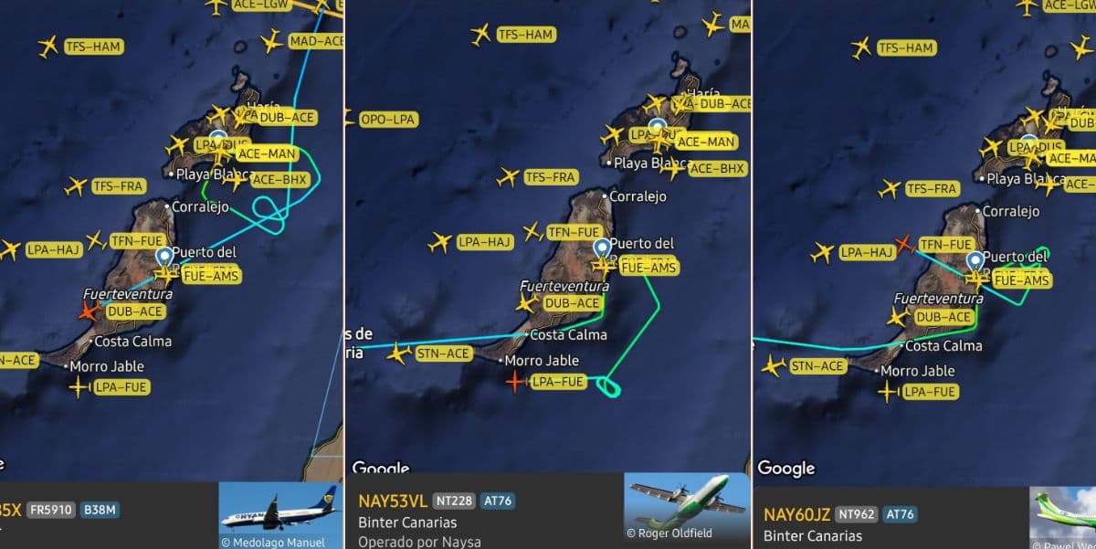 Fuertes rachas de viento y cizalladura obligan a desviar varios vuelos en Canarias y complican la operativa aeroportuaria