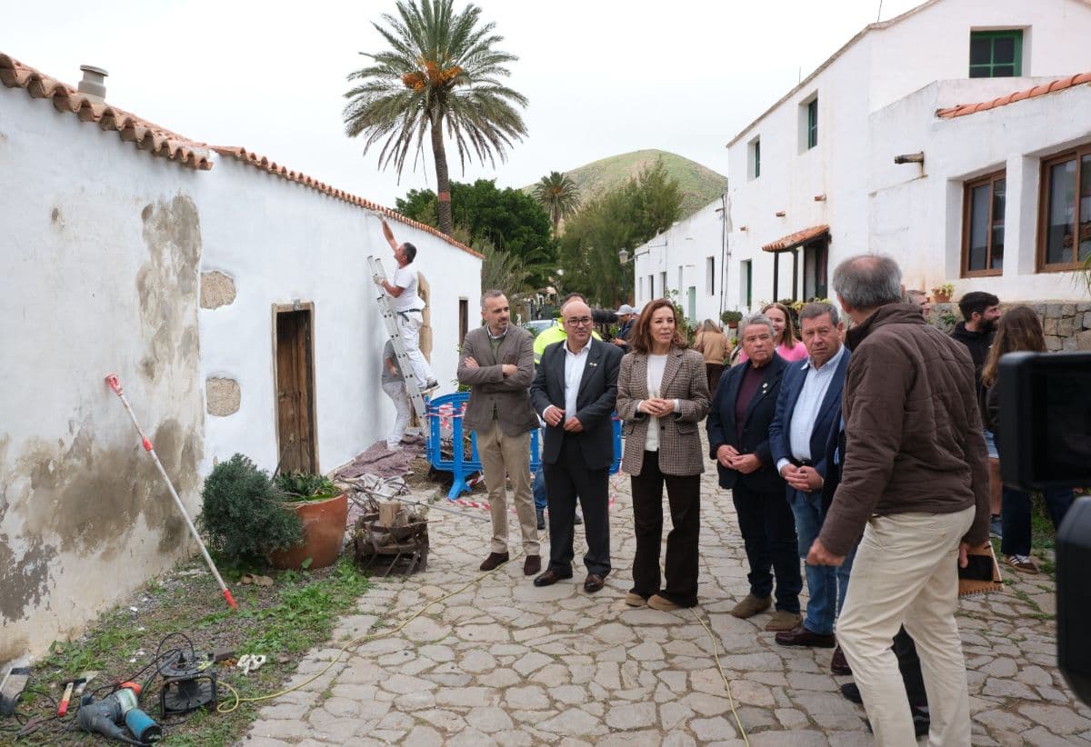 Betancuria revitaliza su patrimonio con la rehabilitación de las fachadas históricas