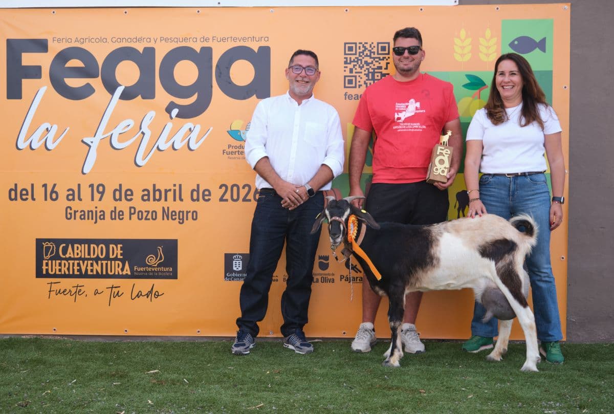 Belén Ramírez se alza con el primer premio en el VII Concurso de Valoración Morfológica de Cabras de Fuerteventura