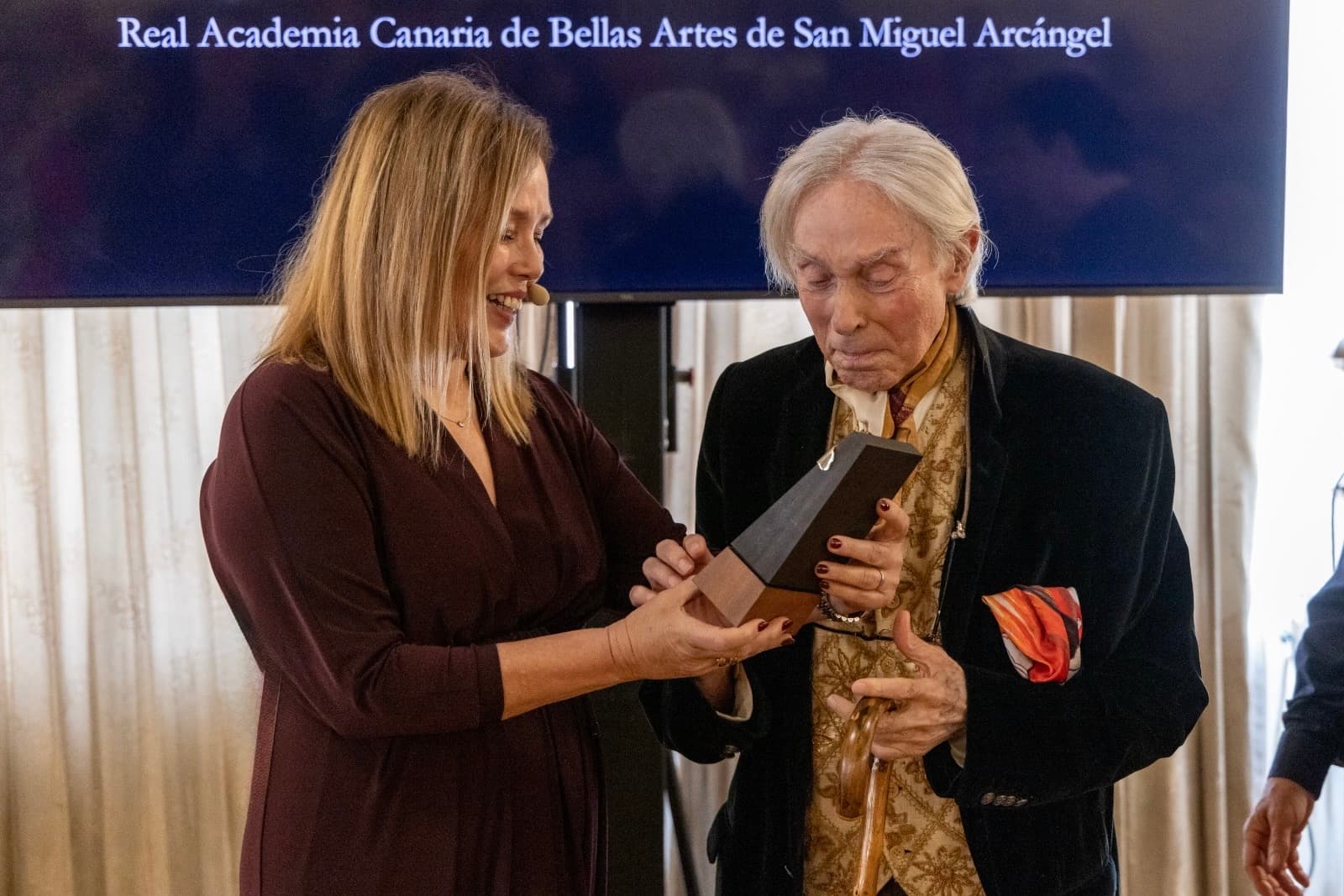 Un momento durante el homenaje