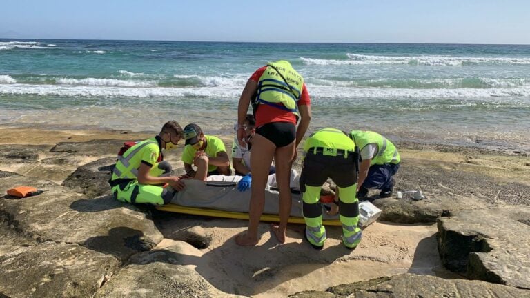 21 rescates a bañistas en apuros en las playas de La Oliva en el segundo semestre de 2020