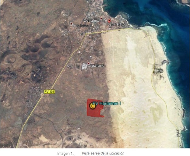 CC advierte de la instalación de 37.000 placas solares junto al parque natural Dunas de Corralejo