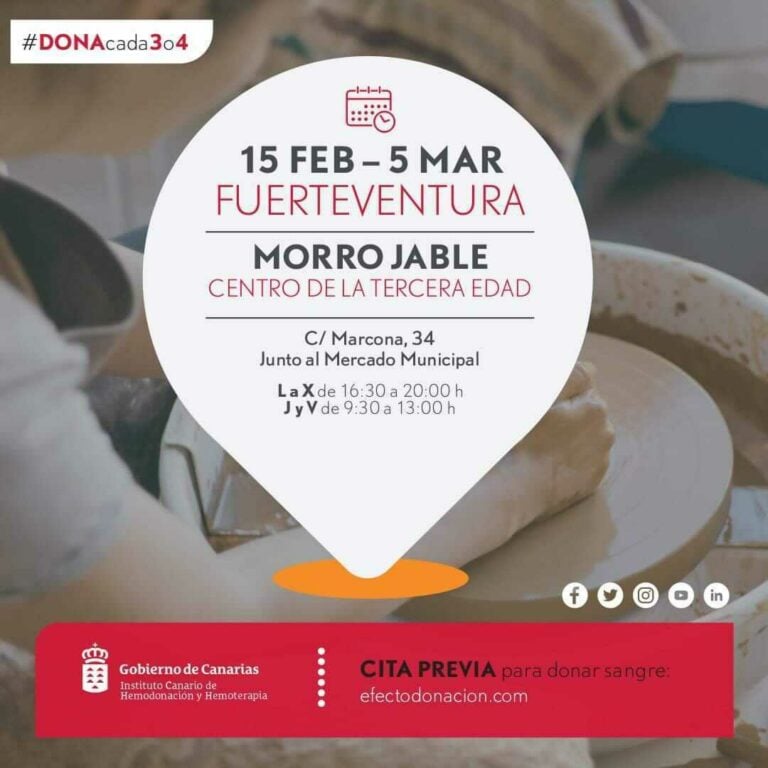 El Centro de la Tercera Edad de Morro Jable se convierte en punto de  donación de sangre