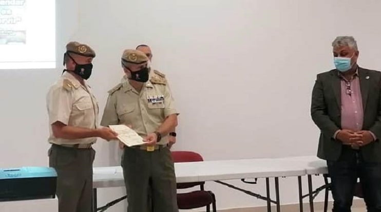 El alcalde Juan Jiménez agradece el trabajo del Ejército durante la pandemia