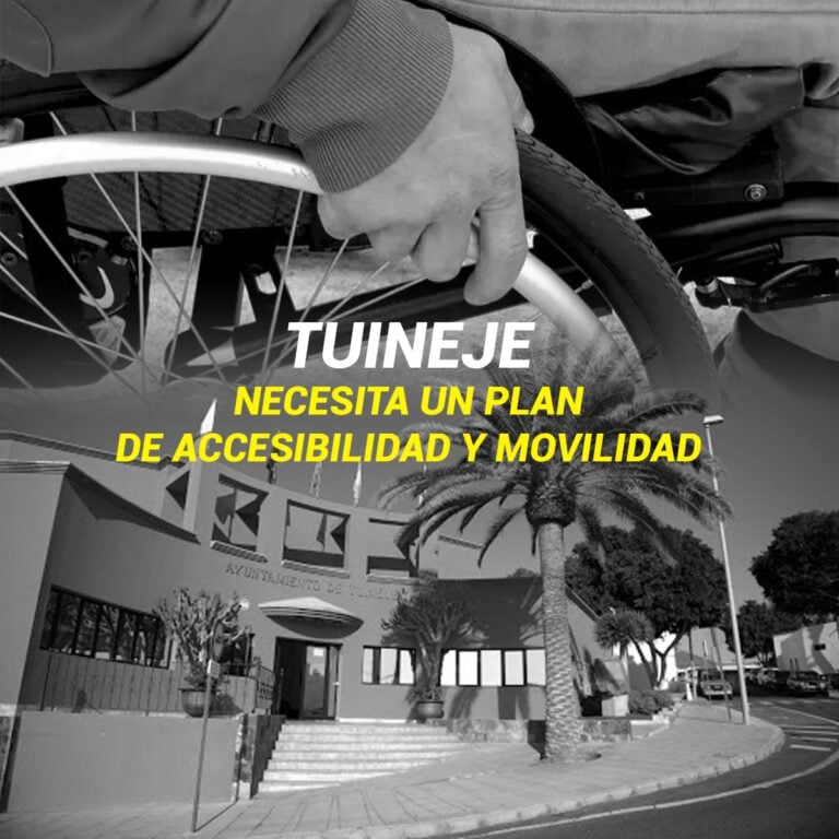 AM-CC Tuineje exige un plan de Accesibilidad y Movilidad