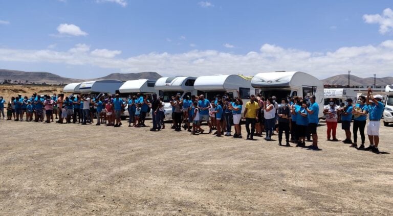 Los campistas reclaman espacios regulados en Fuerteventura