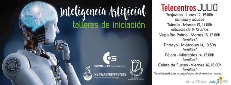 El Cabildo imparte talleres para formar a las familias en la realidad de la inteligencia artificial