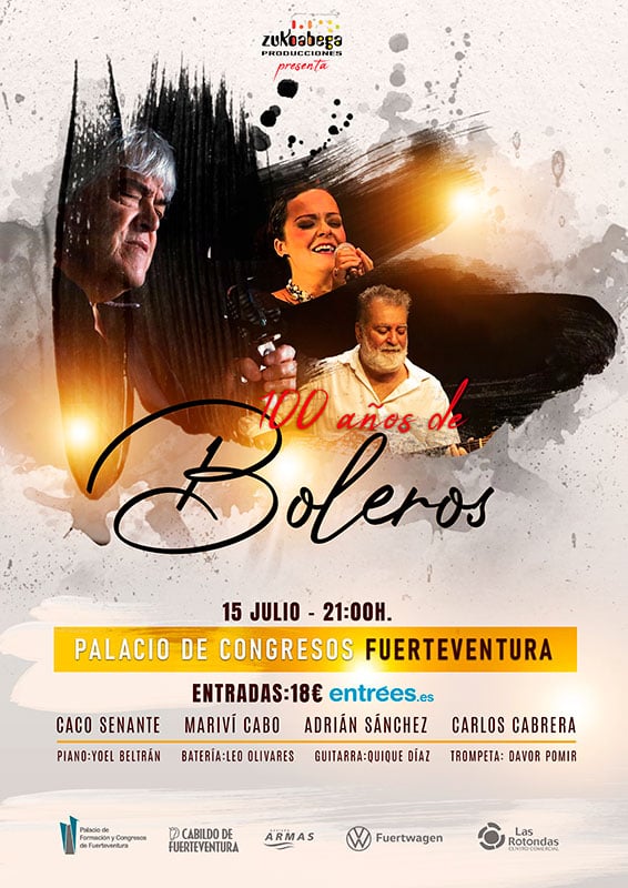 Caco Senante, Mariví Cabo y otros artistas locales rinden homenaje al bolero