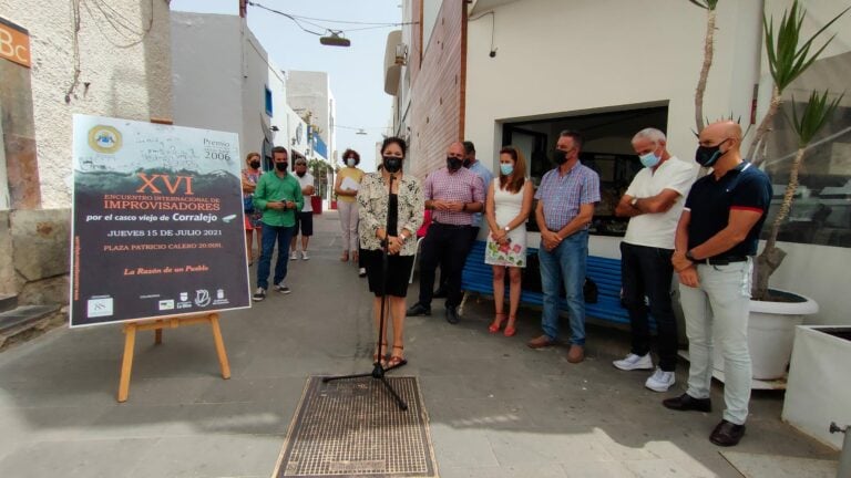 El Cabildo apoya el XVI Encuentro Internacional de Improvisadores por el Casco Viejo de Corralejo