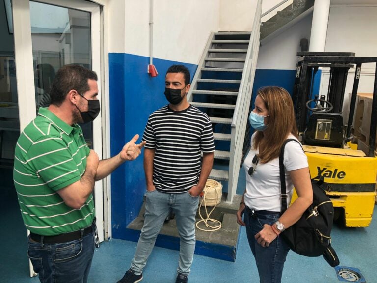 El Cabildo traslada a Puertos Canarios las necesidades de obras que demandan las cofradías