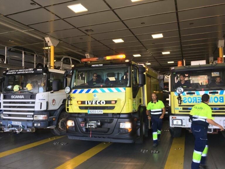 Fuerteventura desplaza un dispositivo de emergencia a La Palma