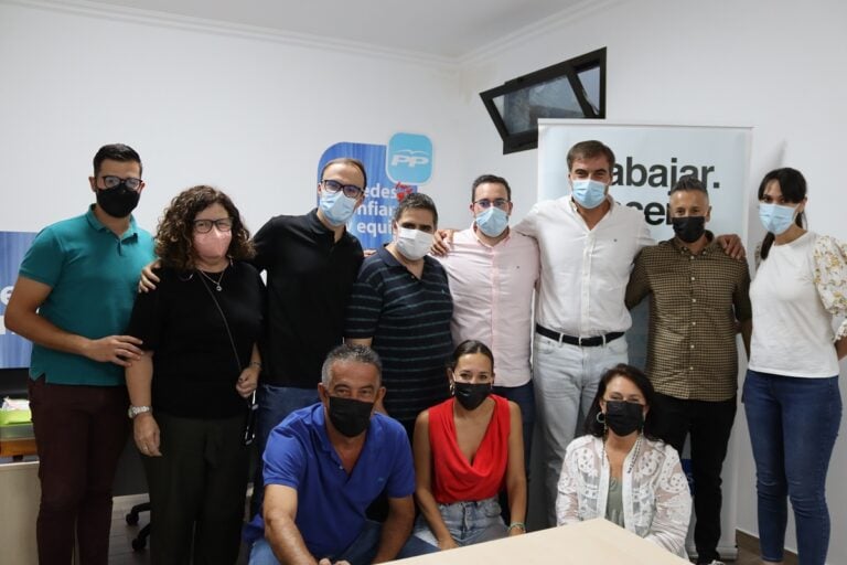 José Vicente Calero, reelegido presidente del PP en La Oliva