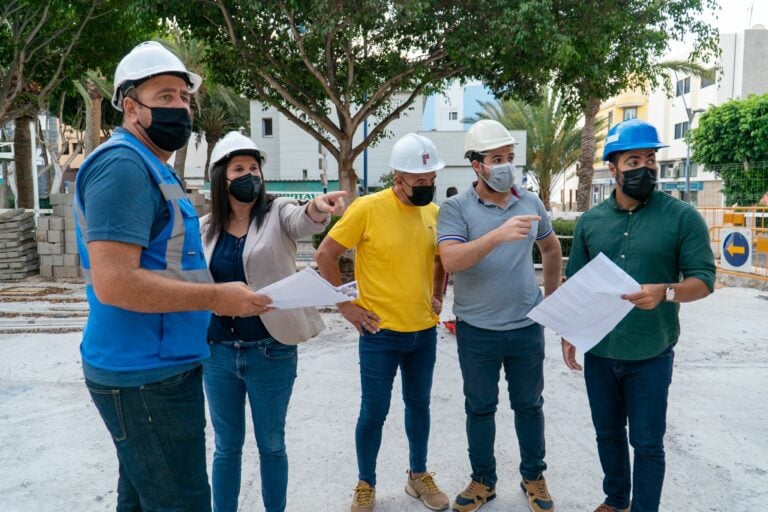 Las obras de la Plaza de la Candelaria estarán finalizadas en diciembre