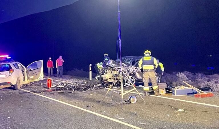 Un fallecido y tres heridos graves al chocar dos vehículos en Fuerteventura