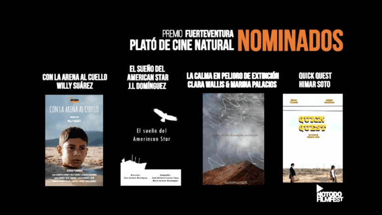‘Con la Arena al cuello’ gana el Premio Fuerteventura Plató de Cine del Notodofilmfest