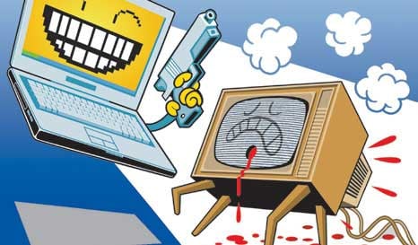 Cae un 11 % el consumo de TV en 2021 y sigue creciendo el de internet