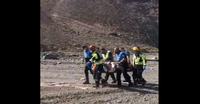 Rescatan a un hombre hallado grave en un barranco majorero