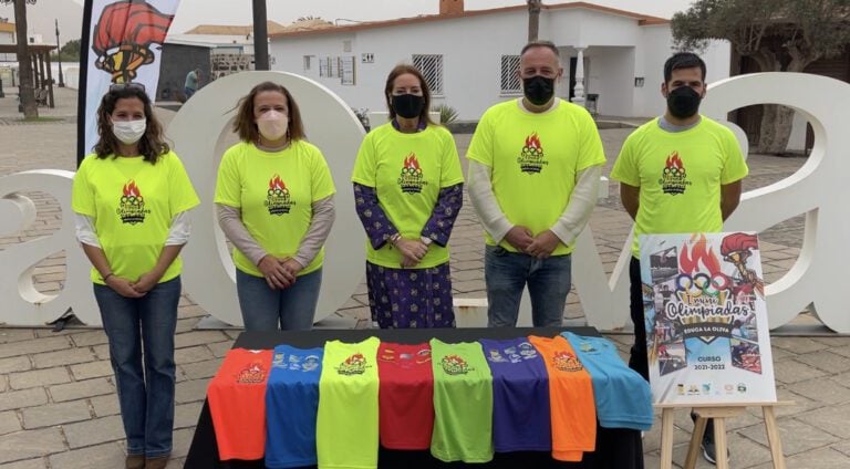 300 alumnos de La Oliva participan en las primeras Mini Olimpiadas