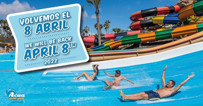 Acua Water Park vuelve a abrir sus puertas