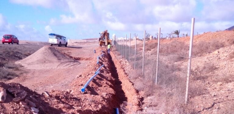 La mejora de la red de distribución del CAAF llega al municipio de Tuineje