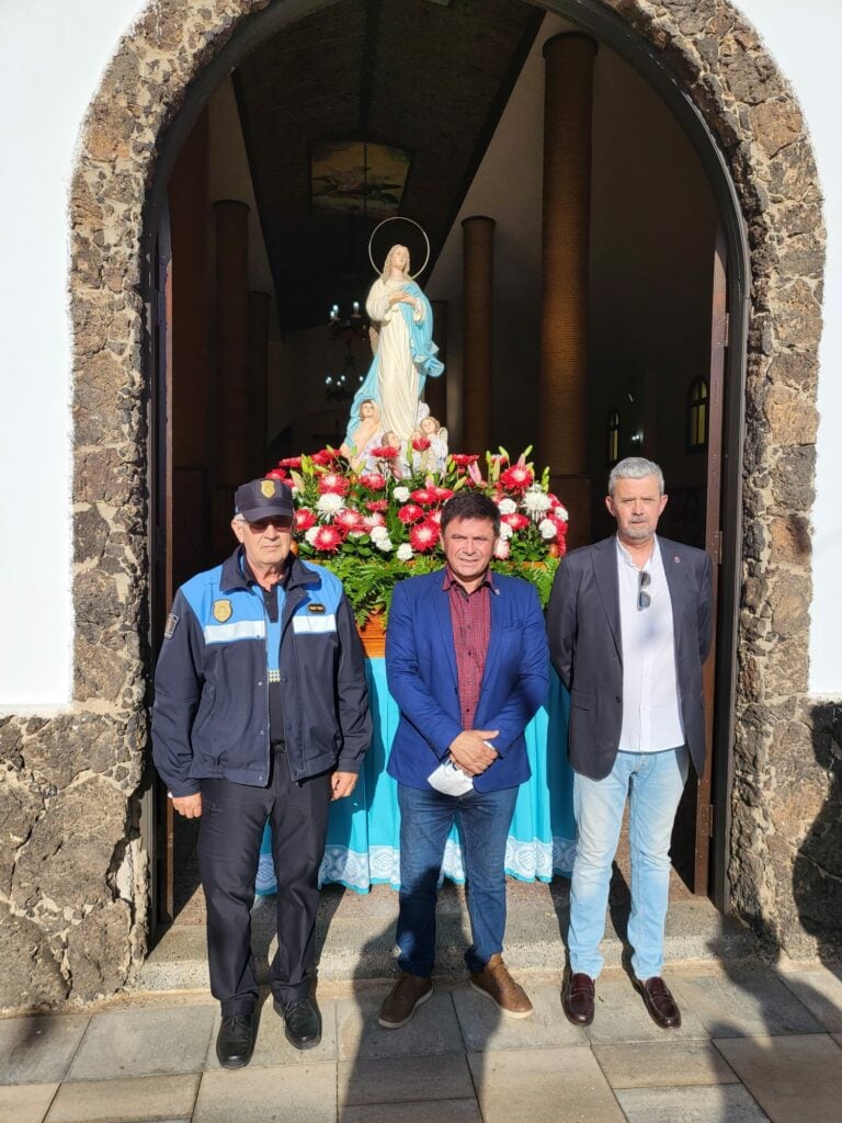 Pájara celebra en La Lajita la primera procesión desde el comienzo de la pandemia
