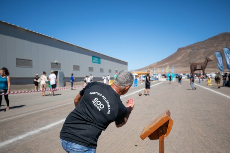 Equipos de Fuerteventura y Lanzarote participan en el V Encuentro de Pelotamano en FEAGA 2022