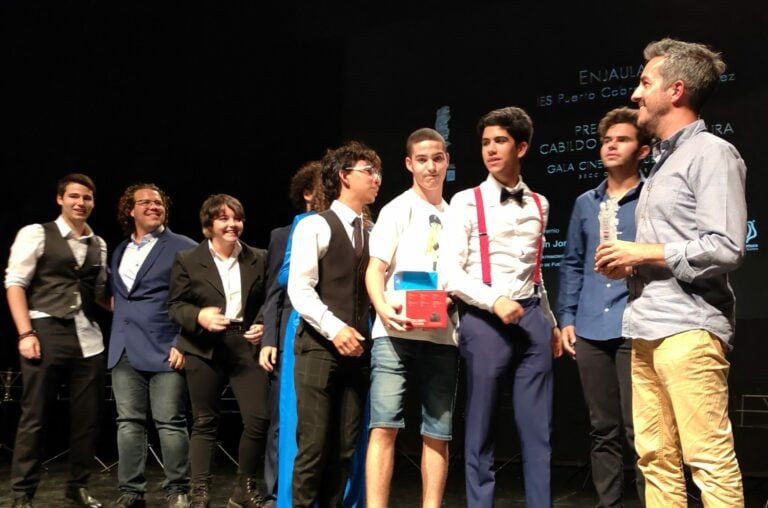 El IES Puerto Cabras Rafael Báez recibe el Premio Especial del CINEDFEST