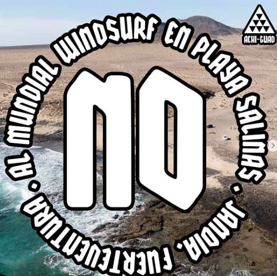 Denuncian que el próximo Campeonato Mundial de Windsurf se celebre en un espacio natural