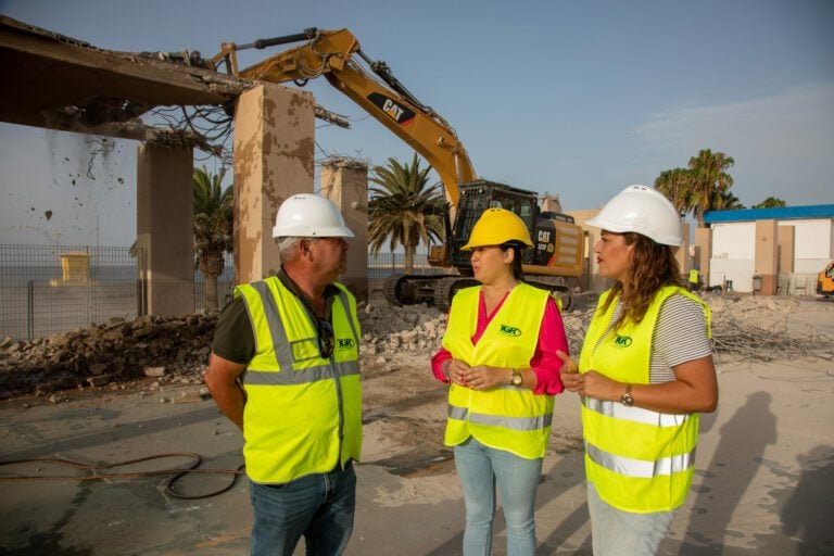 Comienzan las obras de remodelación del recinto ferial de Gran Tarajal