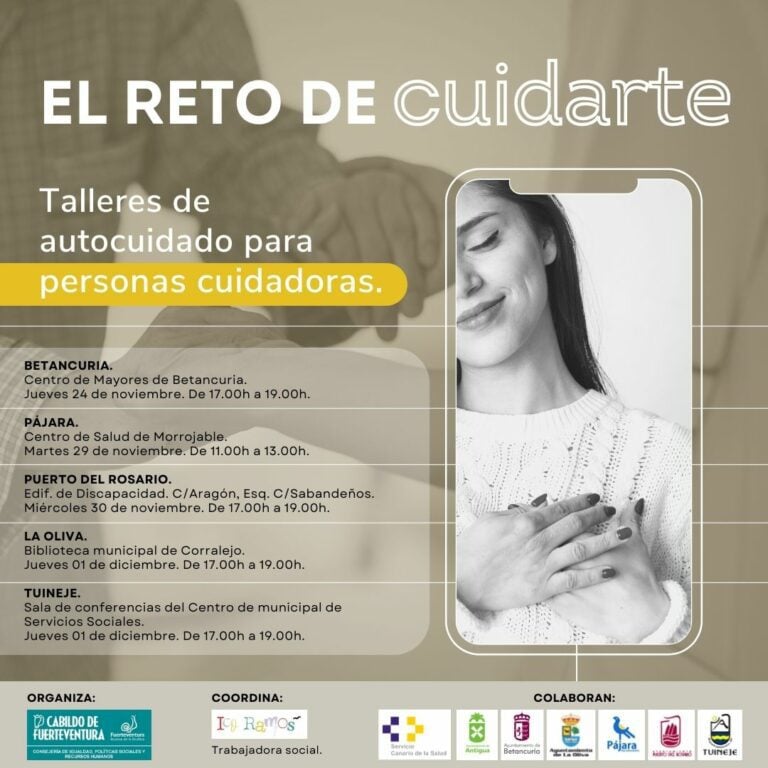 Talleres de autocuidado para mejorar la calidad de vida de personas cuidadoras