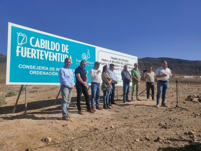 El camino entre Morro Jable, el Puertito de la Cruz y Cofete contará con una pavimentación «ecológica»