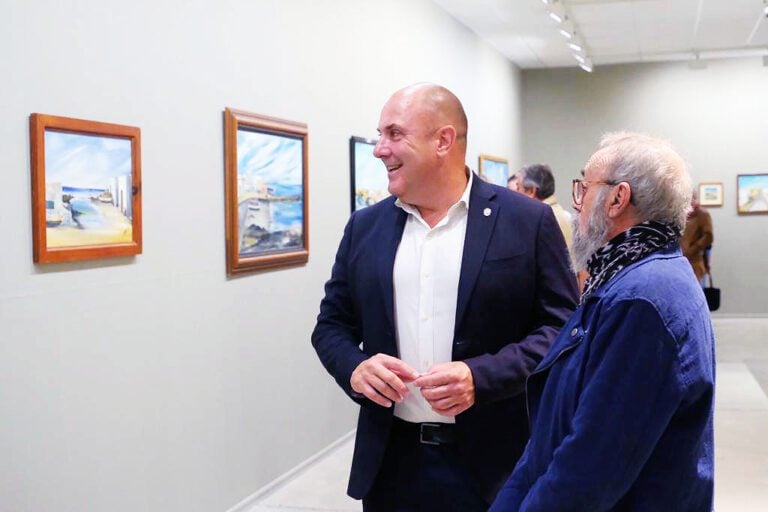 La exposición ‘Suso Machín, el pintor de Puerto Cabras’, puede verse en el Centro de Arte Juan Ismael