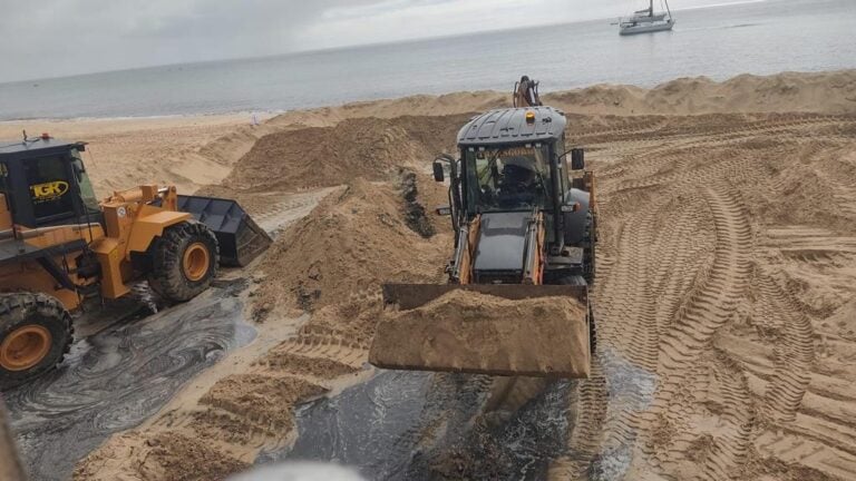 JxP-NC solicita «agilidad y seguridad» en la zona de intervención de la playa de la Cebada