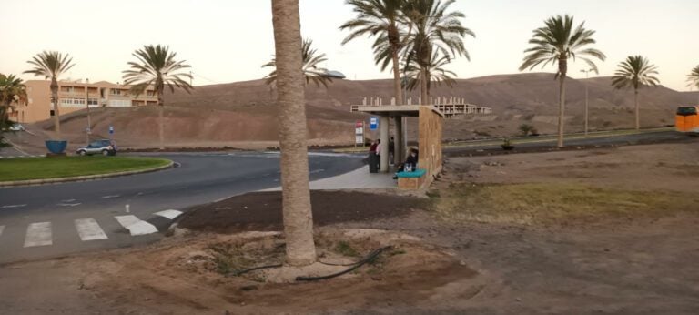 El PSOE reclama un refuerzo de las guaguas interurbanas a su paso por La Lajita