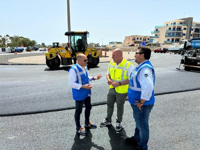 En marcha la rehabilitación de la autovía entre Aldiana y el puerto de Morro Jable
