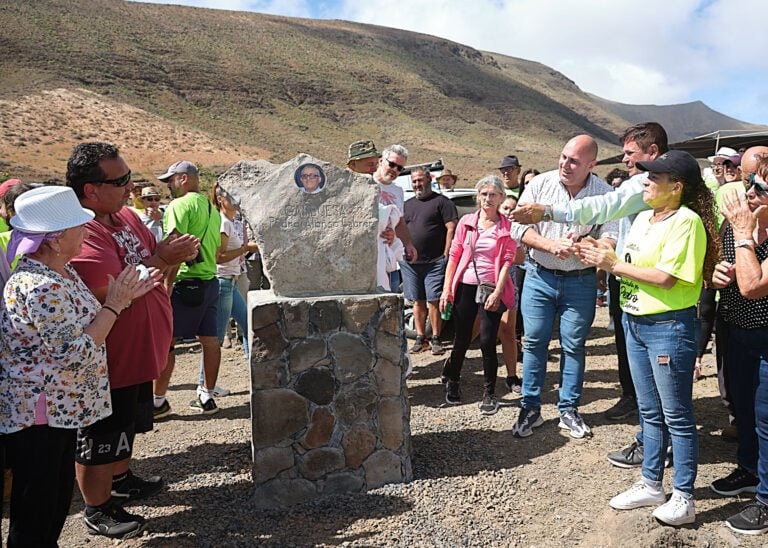 Apañada en homenaje al pastor Pedro Alonso