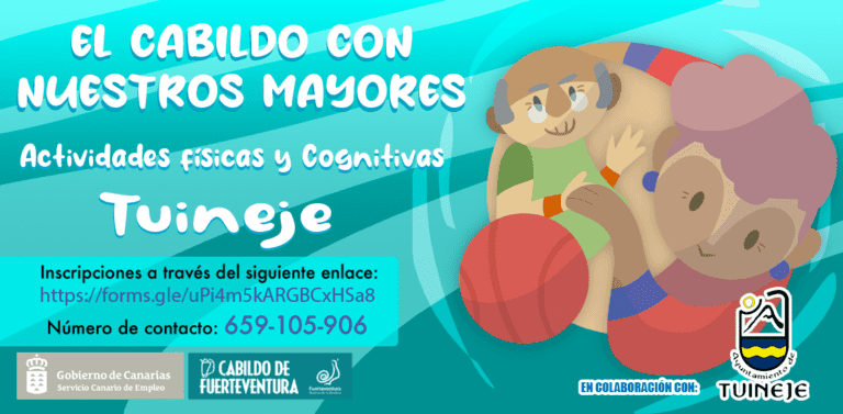 Abierto el plazo de inscripción en las actividades de ‘el Cabildo con nuestros mayores’ en Tuineje
