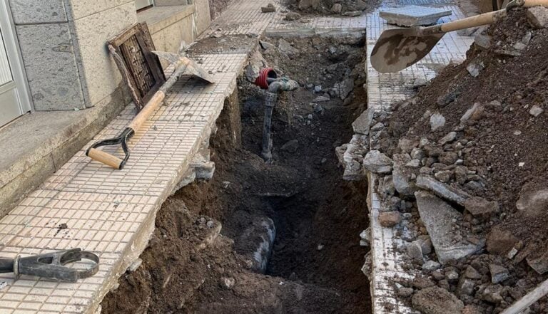 Dos nuevas averías en la red de tuberías del CAAF, en Puerto y Gran Tarajal