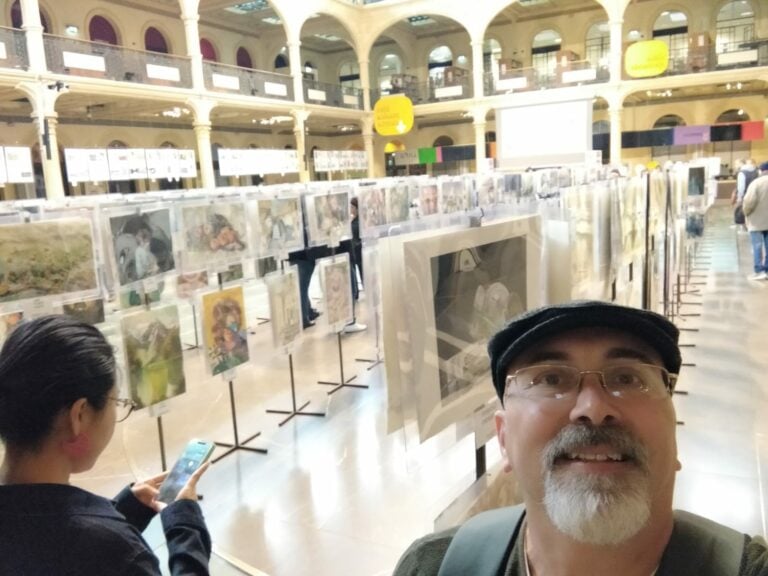 Un pintor de la isla, en el mayor congreso de acuarelistas del mundo