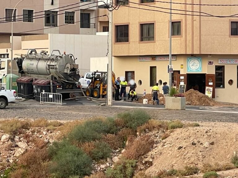 Primero de Mayo sin agua por una avería en las tuberías de depuración