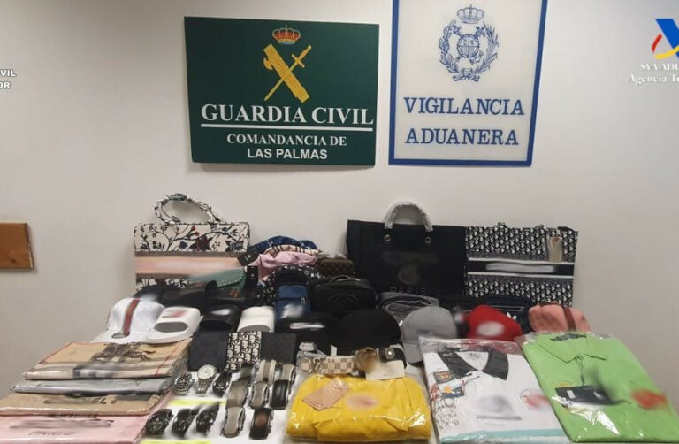 Intervienen más de 3.700 productos falsificados procedentes de Fuerteventura