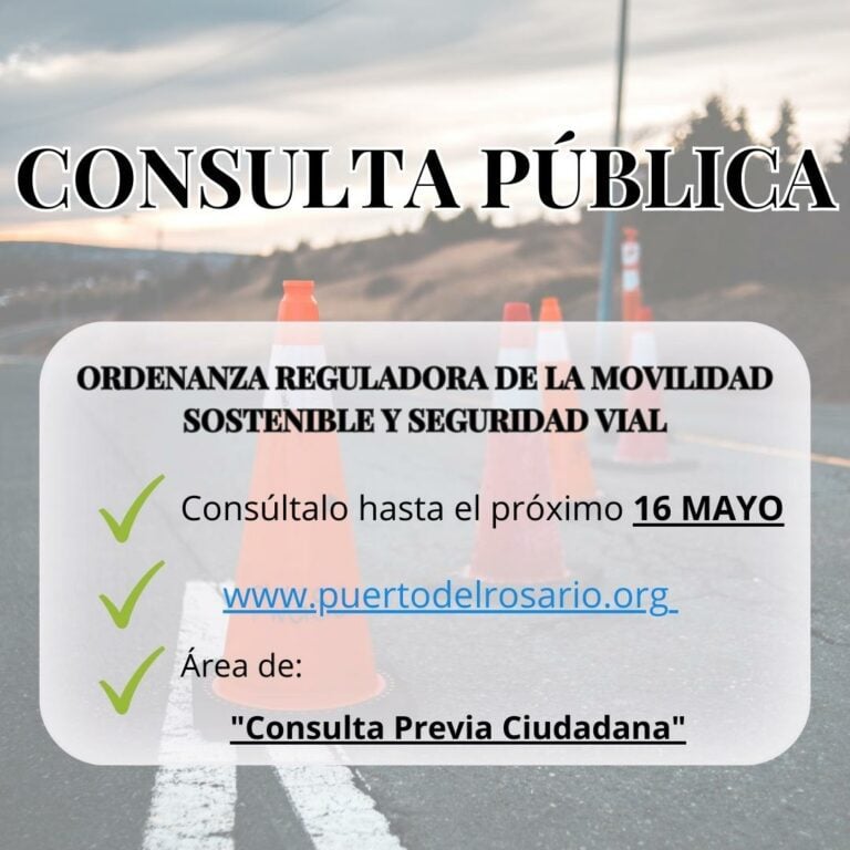 A consulta pública la ordenanza reguladora de la movilidad sostenible y seguridad vial