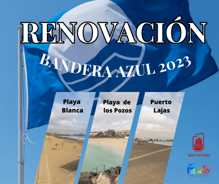 Puerto del Rosario renueva la Bandera Azul en tres de sus playas
