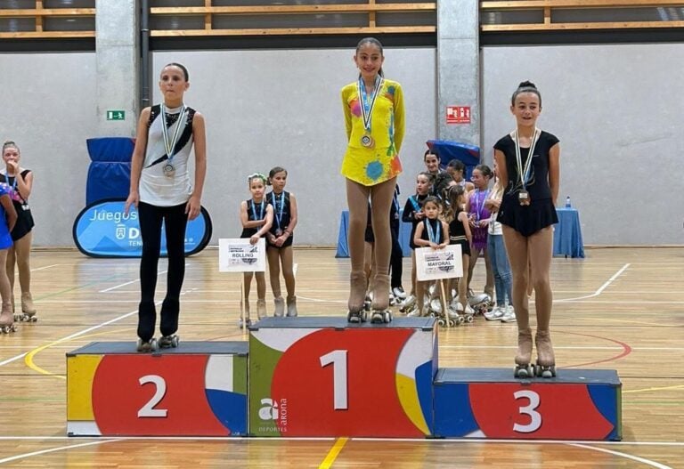 Fuerteventura logra el bronce en la Liga Canaria de Patinaje Artístico
