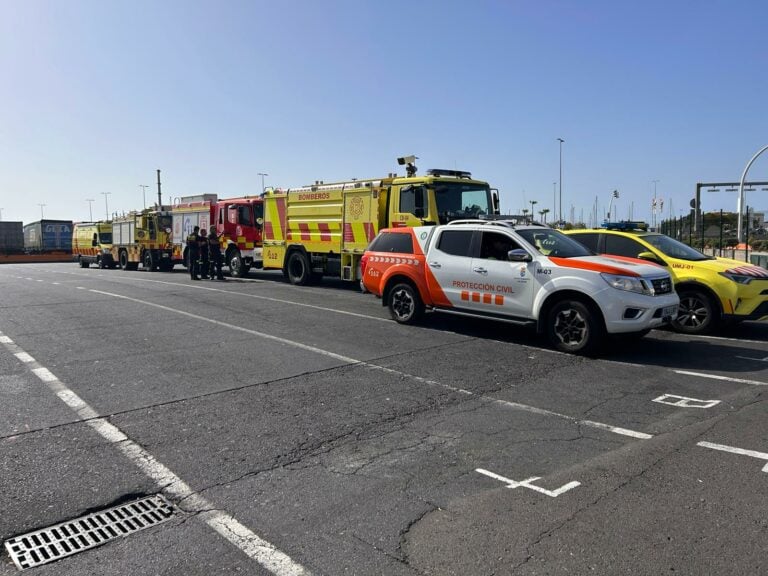 Regresa el contingente majorero desplazado a La Palma