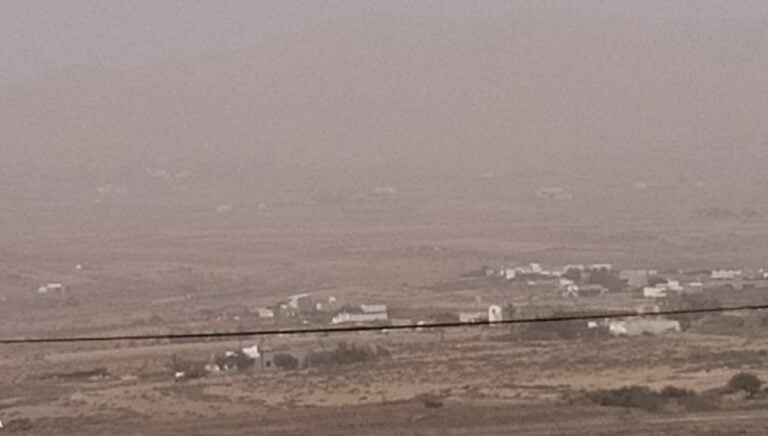 Calima intensa este domingo en Fuerteventura
